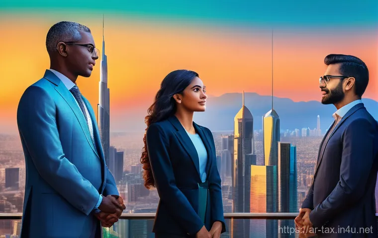 근로소득 원천징수 신고 - **Prompt:** "A close-up, high-detail shot of hands (neutral gender, with subtle hints of modern Midd...